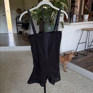 Black Shapewear Bodysuit Romper - Supportive Women’s Intimate
